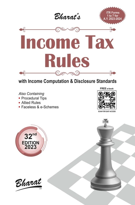 Bharat's INCOME TAX RULES 2023 | With income computation, disclosure & standards